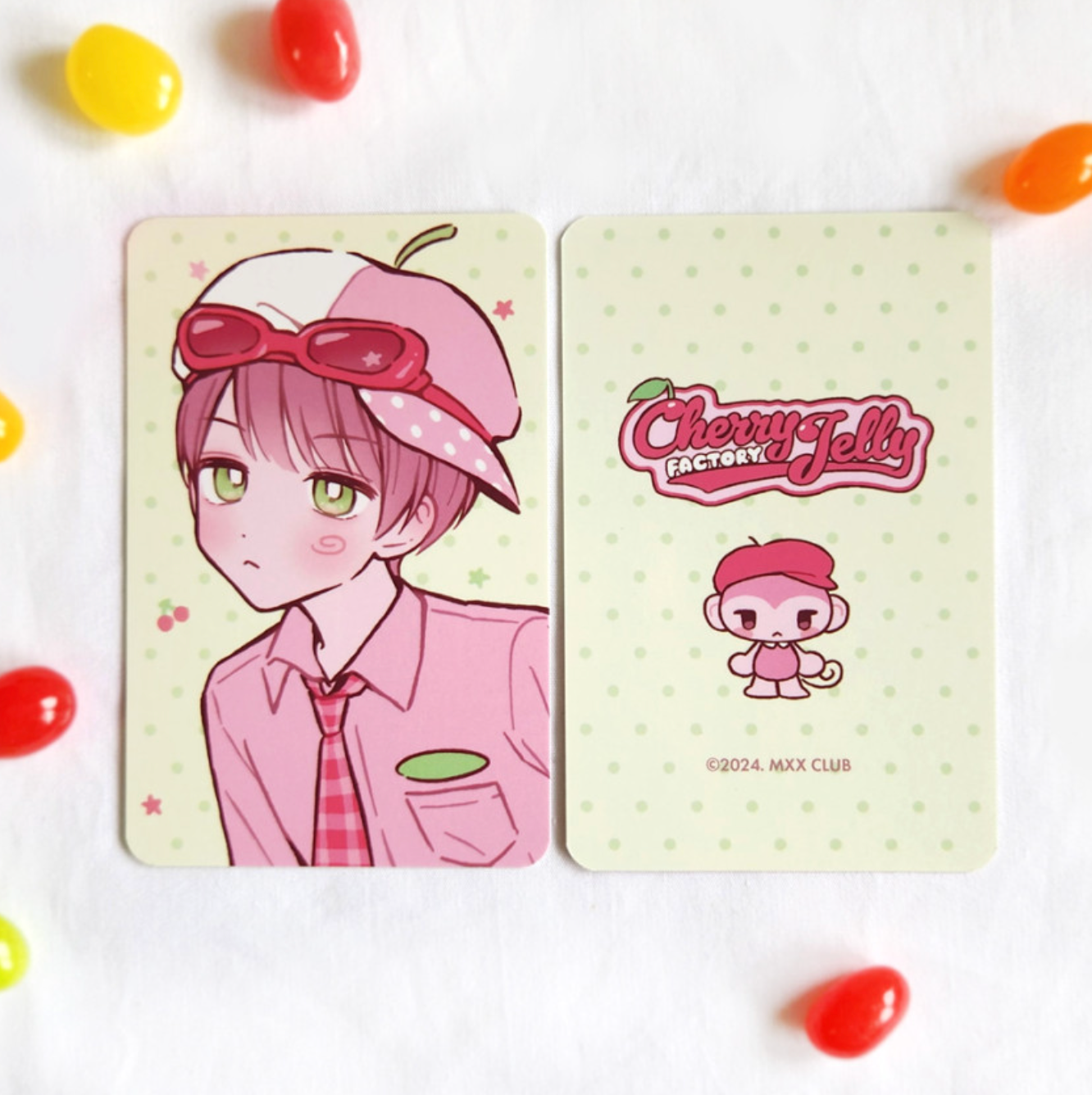 [MX74] NEW Maxxie Club Cherry Jelly Factory Photocard Set