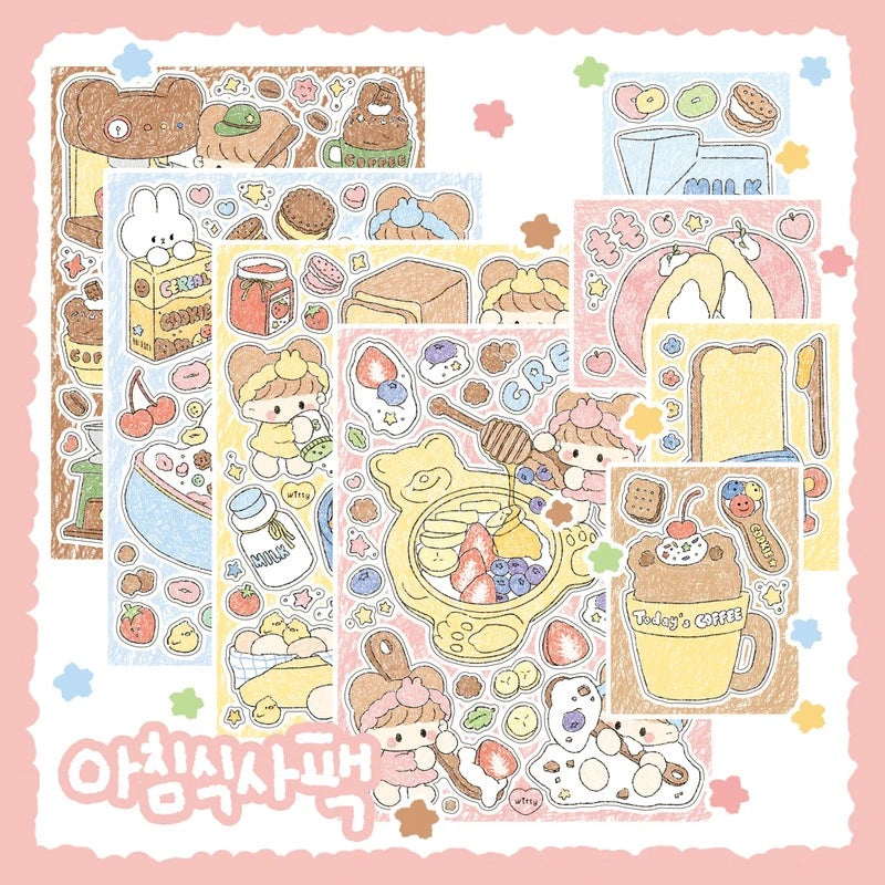 [DC03] Danchoo Breakfast Sticker Pack (Pack/Singles)