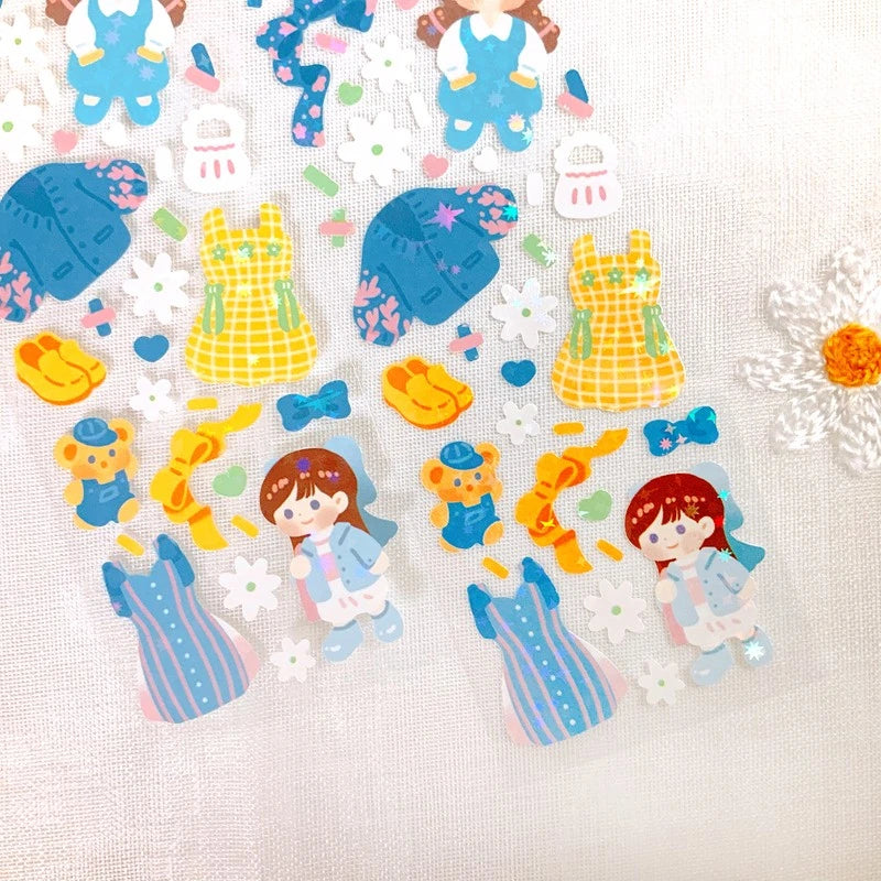 [CM05] Childhood Memories Playing Dress Up Twinkle Holographic Sticker Sheet