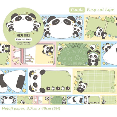 [LT55] Lita Planet Baby Panda/Soft Dolphin Easy Cut Masking Tape (options)