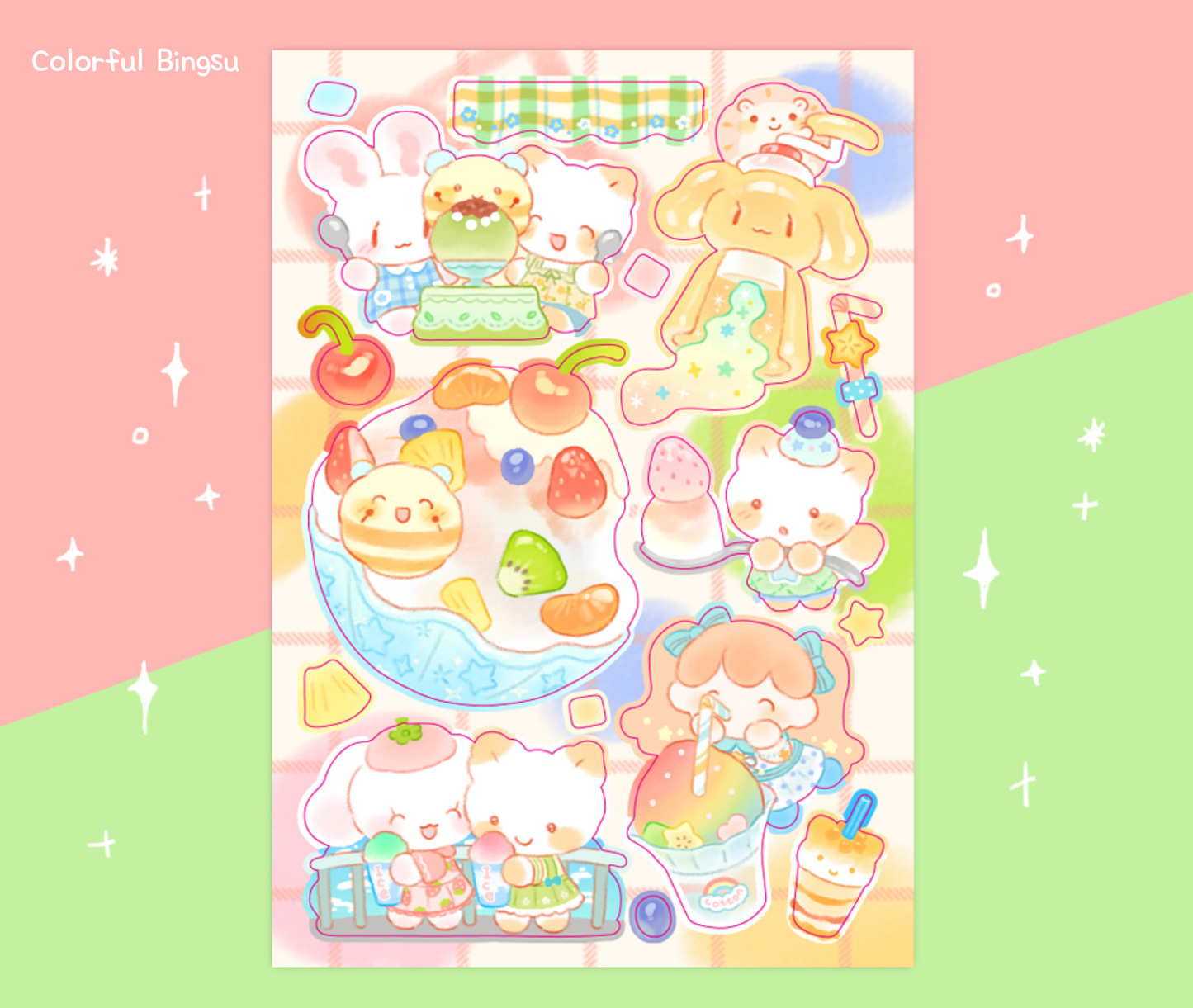 [CW37] Cotton World Summer Story Sticker Pack (Pack/Singles)