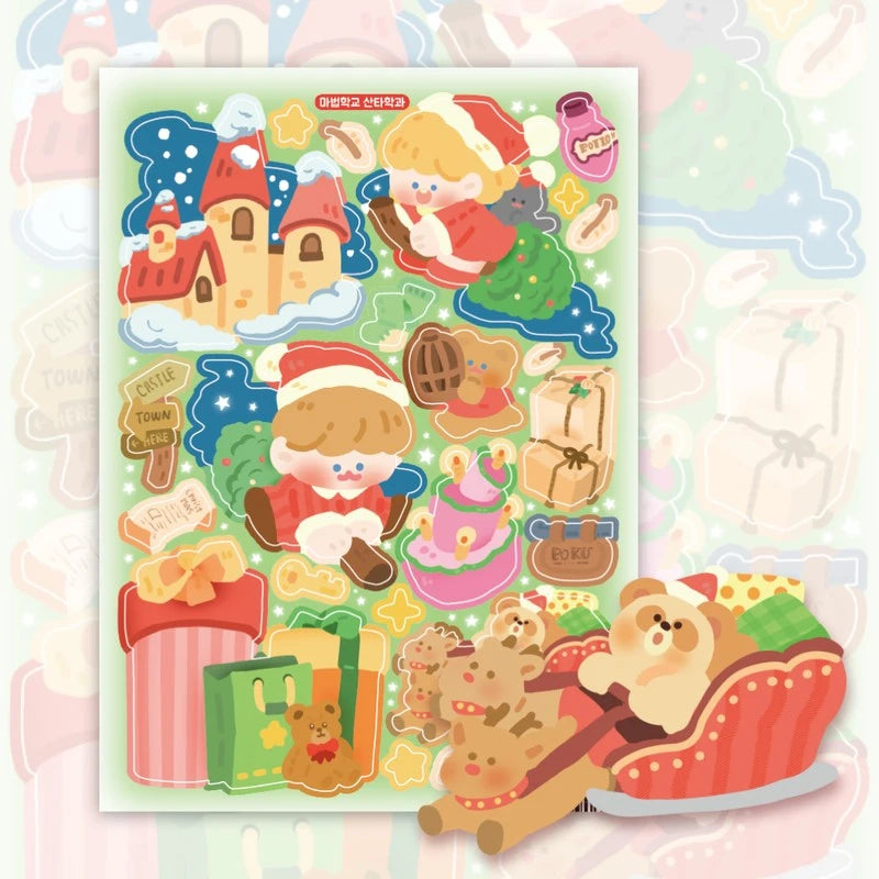 [PO06] Poku Poku Studio 2023 Christmas Sticker Pack