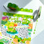 [PO04] DISCOUNT DESK Poku Poku Studio Stitch Masking Tape (Froggy/Watermelon)