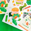 [PO03] Poku Poku Studio Drawing Clover Sticker Sheet