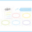 [LT56] Lita Planet Double Line Blur Memo Sticker Pack (shape options)