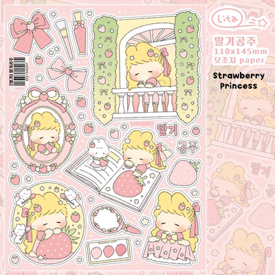 [LT84] NEW Lita Planet Sweet Strawberry Sticker Pack (Single/Pack)