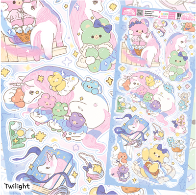 [FT27] Fantafore Unicorn & Bicorn Sticker Pack (Single/Pack)