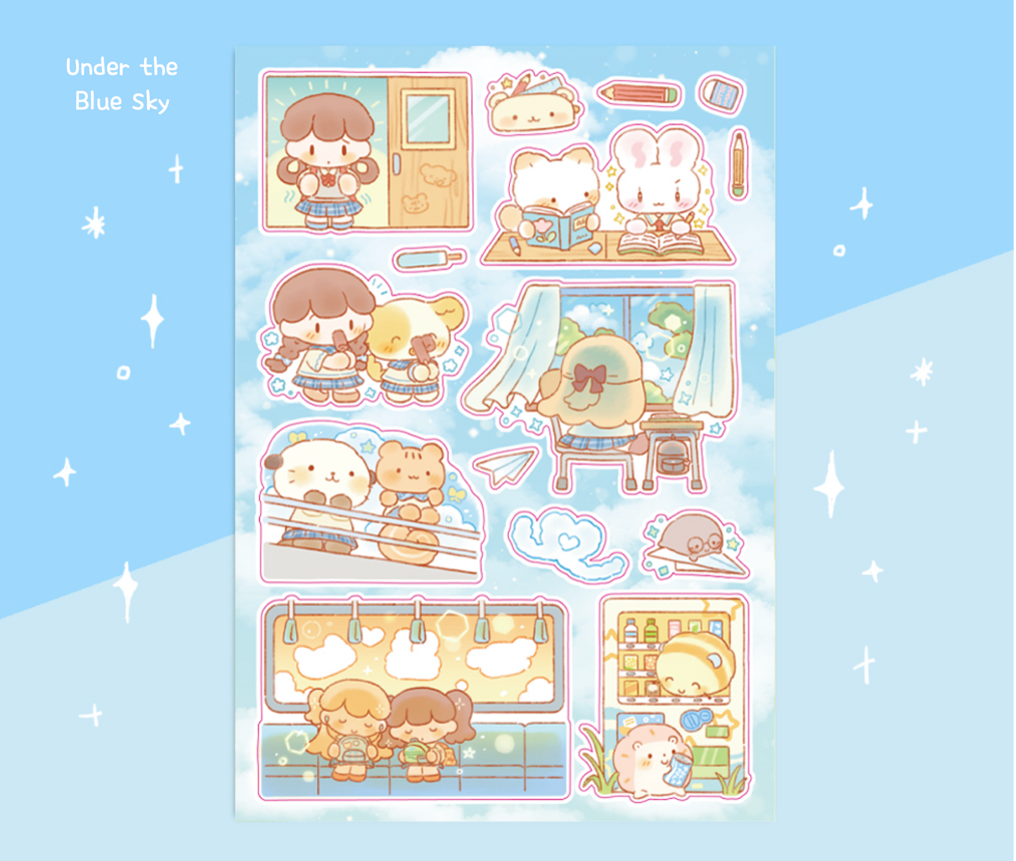 [CW36] Cotton World Droplets of Summer Memories Sticker Pack (Pack/Singles)